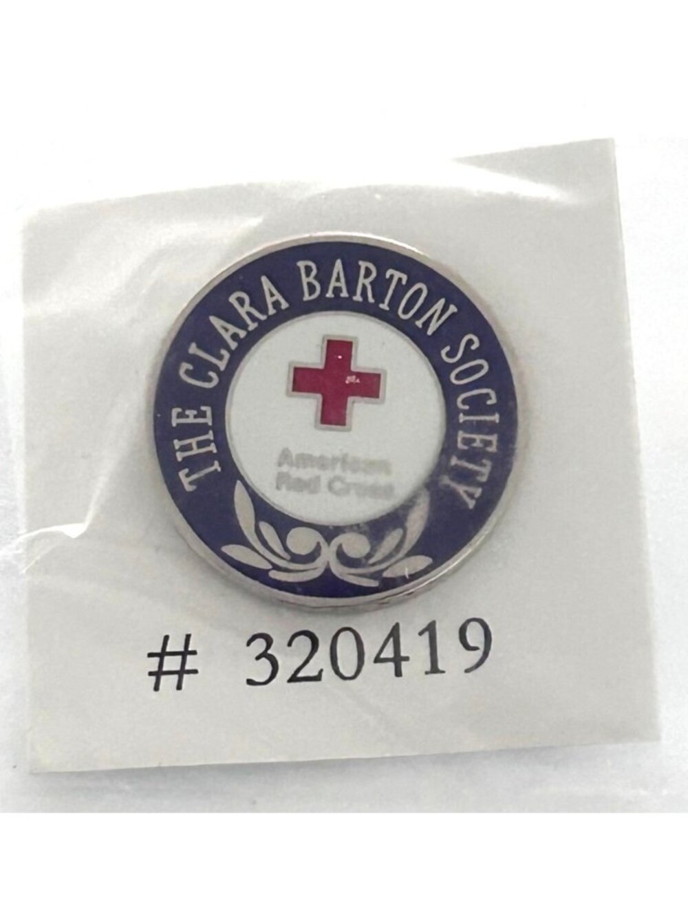 Vintage American Red Cross Clara Barton Society Pin New